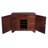 A George III mahogany collector's cabinet, circa 1790   A George III mahogany collector's cabinet,