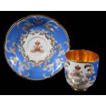 A St. Petersburg Imperial Porcelain Factory Rococo-revival coffee cup and...   A St. Petersburg