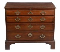 A George III mahogany chest of drawers, circa 1770   A George III mahogany chest of drawers,   circa