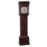 A George II walnut eight-day longcase clock George Clarke, London   A George II walnut eight-day
