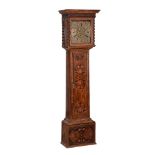 An Interesting William III Scottish walnut and marquetry eight-day longcase...   An Interesting