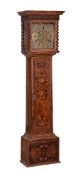 An Interesting William III Scottish walnut and marquetry eight-day longcase...   An Interesting