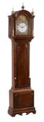 A George III mahogany eight-day longcase clock James Wilson, London   A George III mahogany eight-