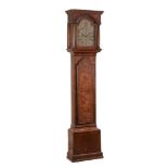 A George II walnut quarter-chiming eight-day longcase clock John Richardson   A George II walnut