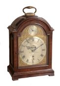 A fine and rare George III mahogany table timepiece William Dutton, London   A fine and rare