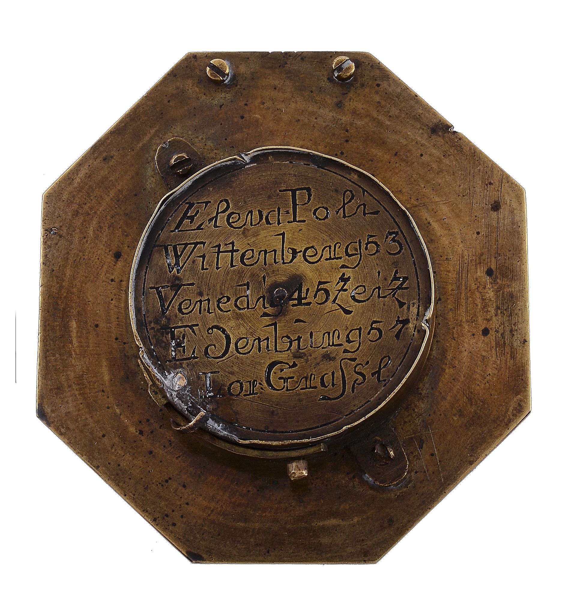 A German Augsburg pattern brass portable equinoctial compass sundial Lorenz...   A German Augsburg - Image 2 of 2