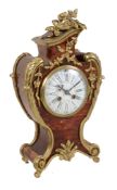 French Louis XV style gilt brass mounted tortoishell mantel clock The...   French Louis XV style