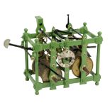 A fine Regency cast iron, steel and brass turret clock movement Thwaites and...   A fine Regency