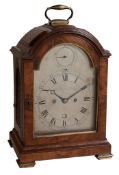 A fine George III mahogany table clock Matthew Dutton and Son, London   A fine George III mahogany