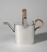 A Silver Plated Water Jug with the marker's marks of Hukin & Heath, retaining its original cross-