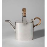 A Silver Plated Water Jug with the marker's marks of Hukin & Heath, retaining its original cross-