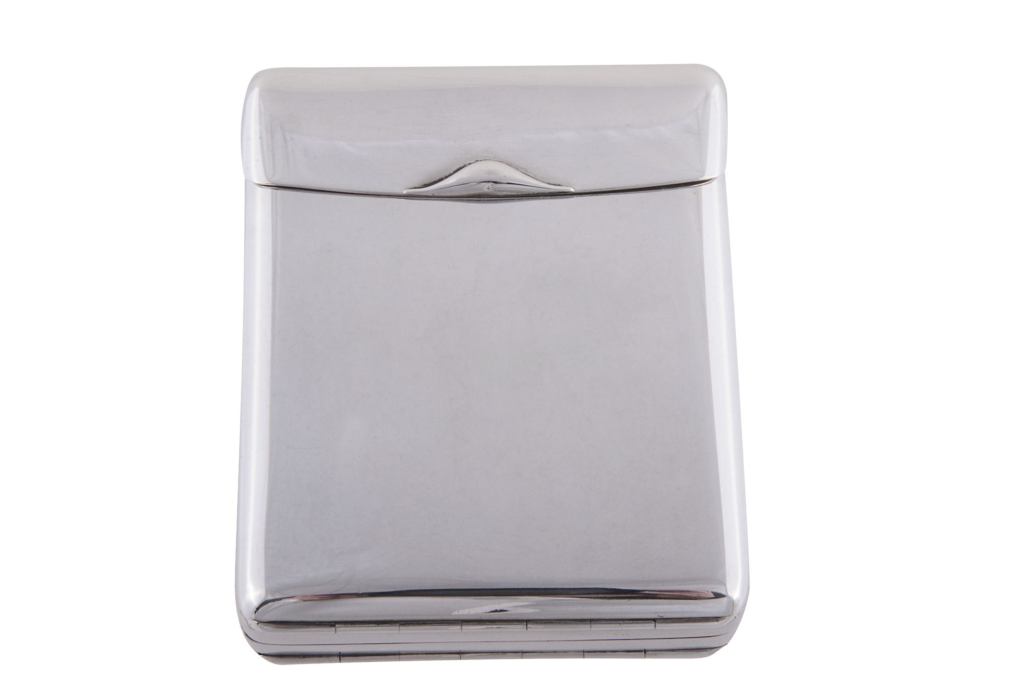 An Italian silver rectangular concertina quadruple cigarette case by F An Italian silver rectangular - Image 3 of 3