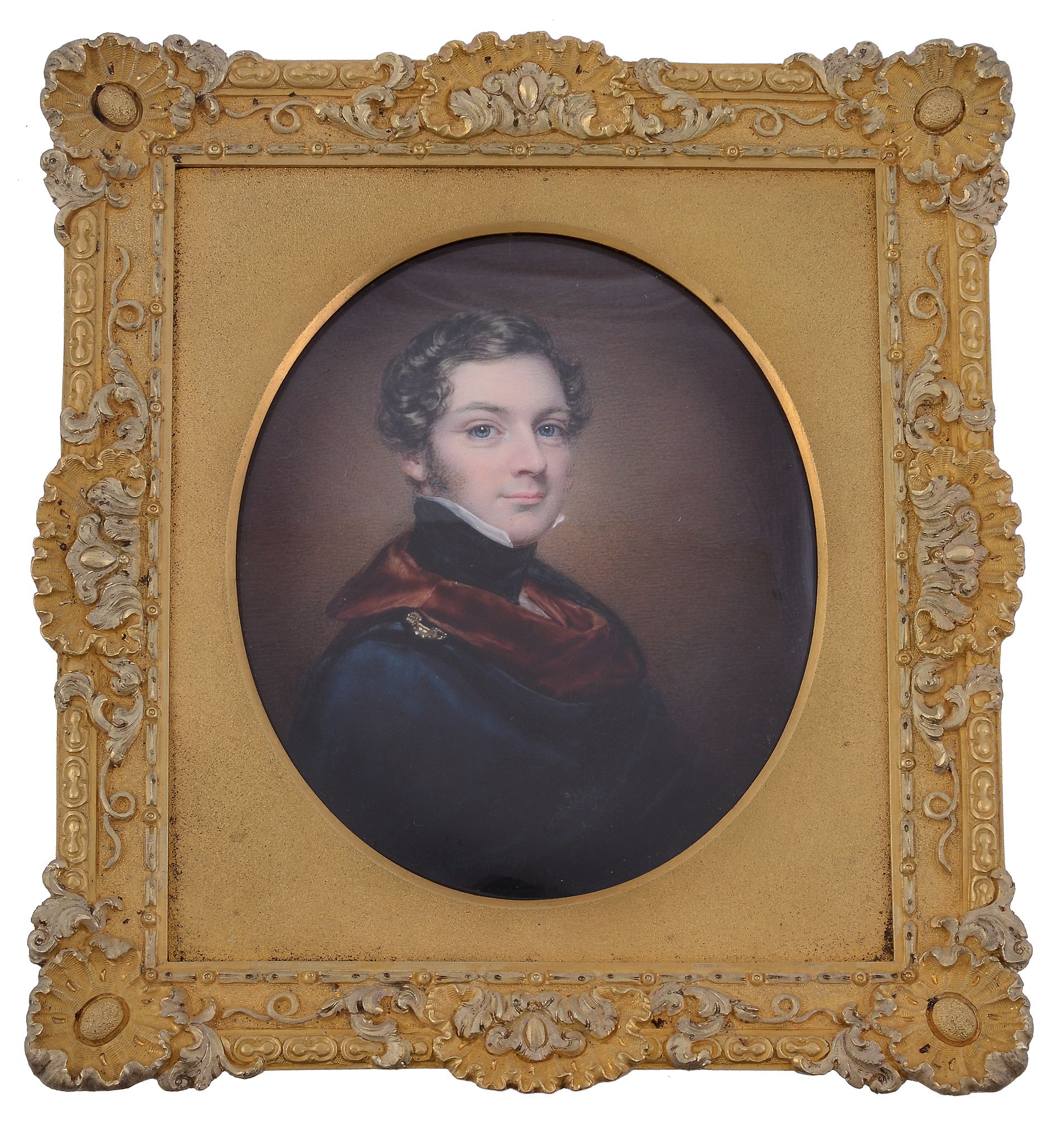 Attributed to Henry Collen Three portraits of young gentlemen Attributed to Henry Collen (circa - Image 3 of 5