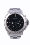 Panerai, Luminor Daylight, ref. OP 6666 PB 541748, a stainless steel wristwatch Panerai, Luminor