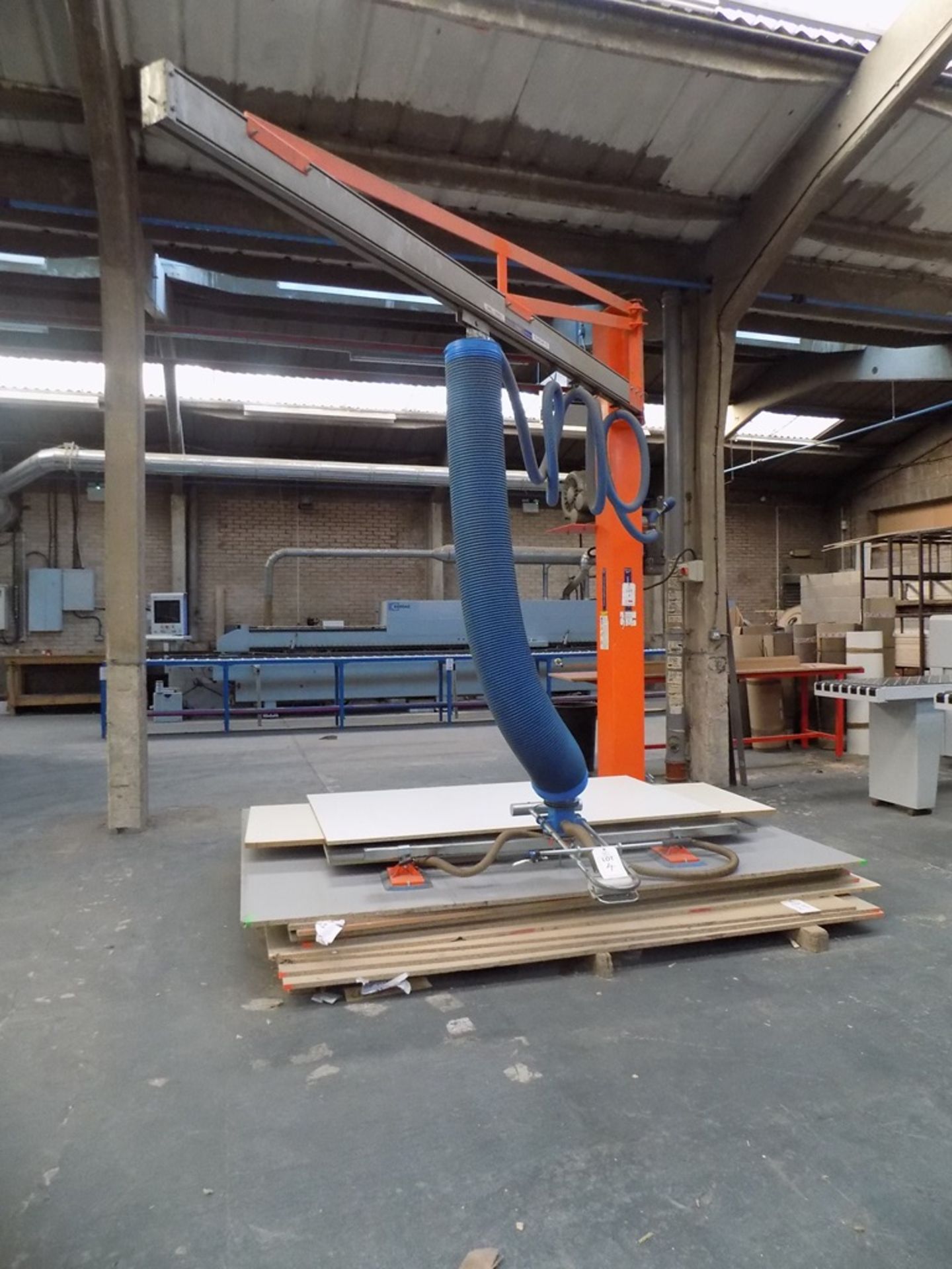 Palamatic 4m swivel jib crane with vacuum lifting unit, SWL 150Kg (Risk Assessment and Method