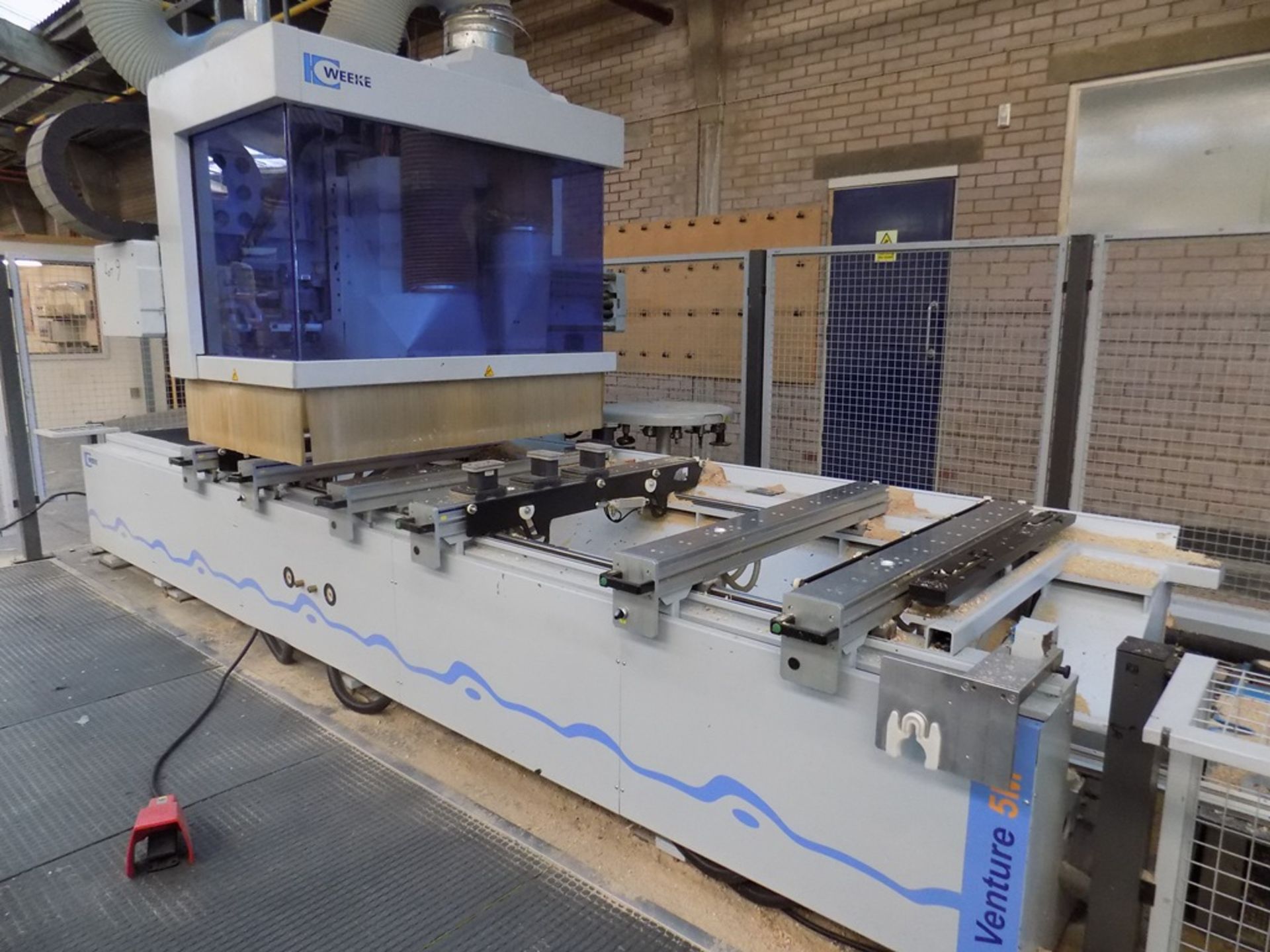 Weeke Optimat BHC Venture 5M CNC router with two tool carousels, Serial no. 0-250-12-2266 (2008), - Image 3 of 7