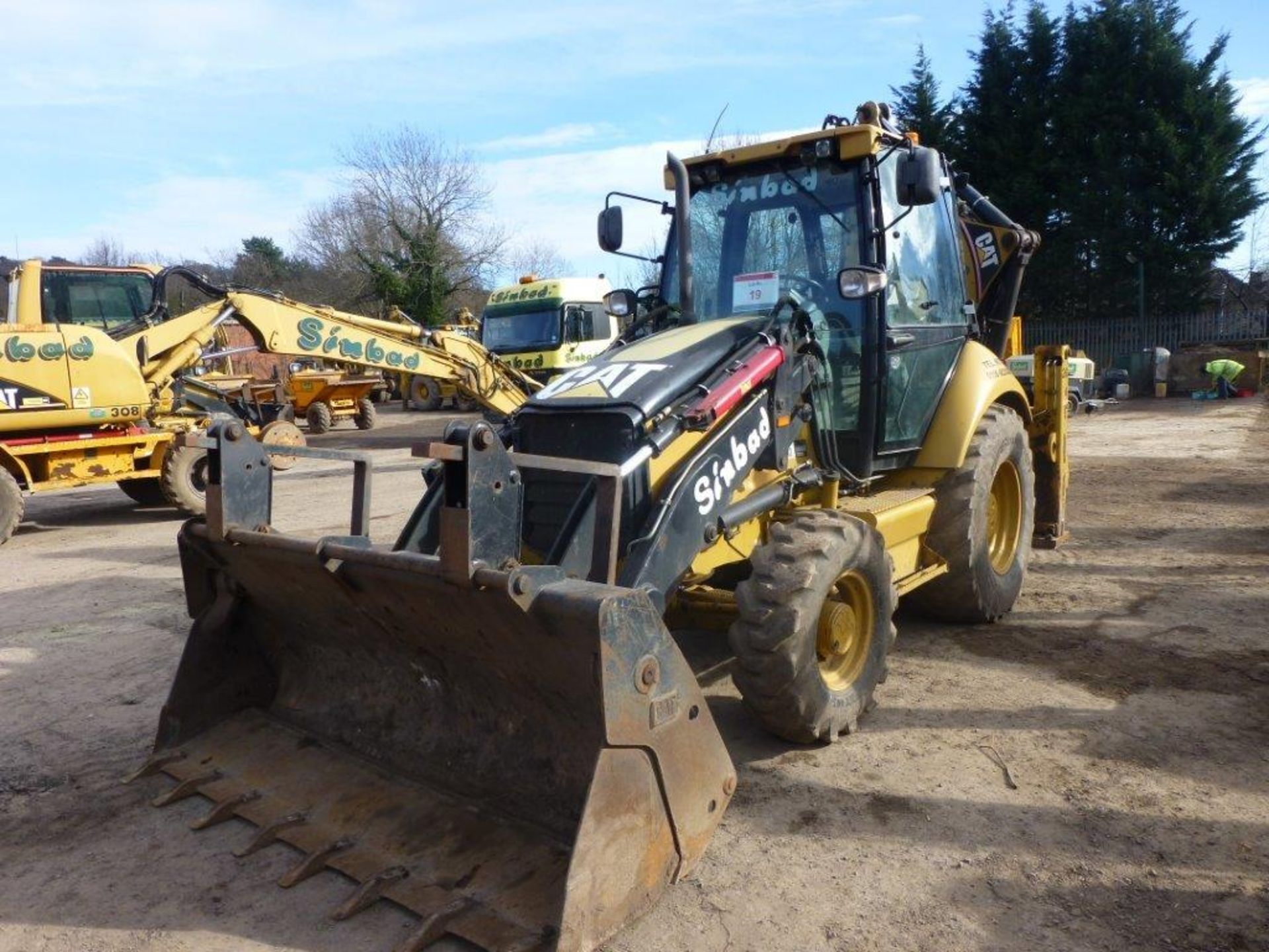 Caterpillar 428E 4x4 backhoe loader (2007), indicated hours 4478.5, PIN no. CAT0428ECSNL01070,