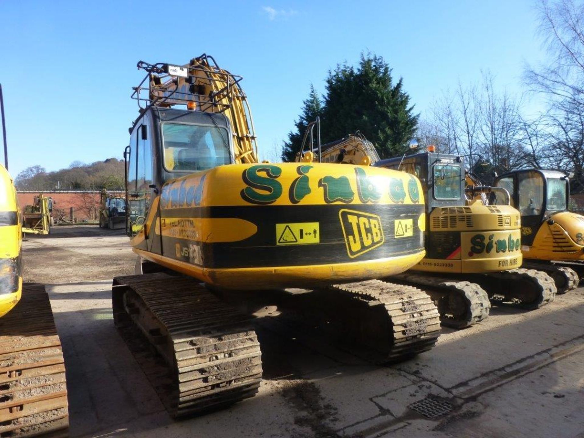 JCB JS160 LC tracked excavator (2006), indicated hours 6515.1, 
VIN no. JCBJS16CC61059527, PIN: - Image 4 of 10