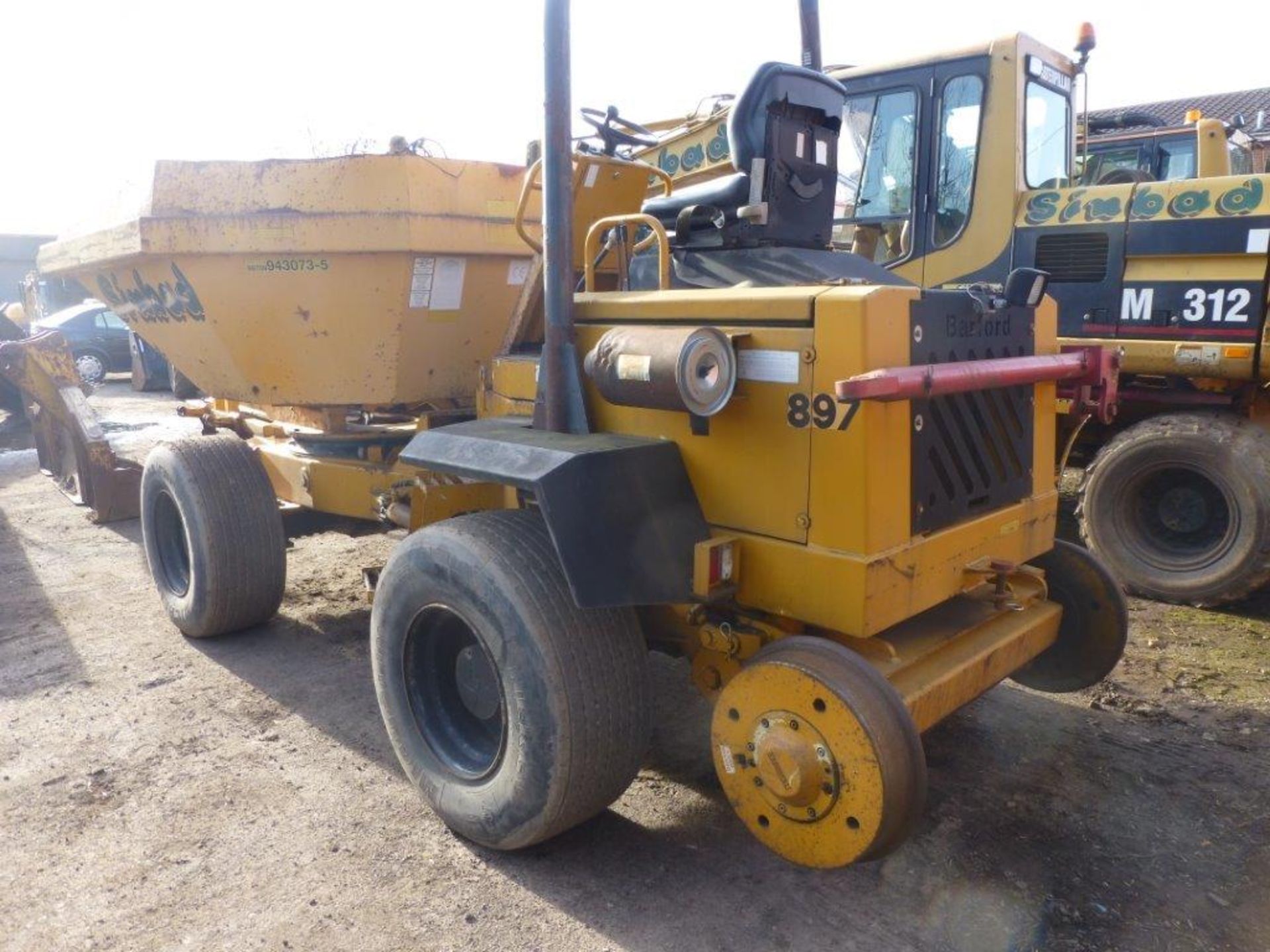 Barford SXR8000 articulated road rail 8-tonne swivel tip dumper (2004), indicated hours 761.6, - Image 3 of 5