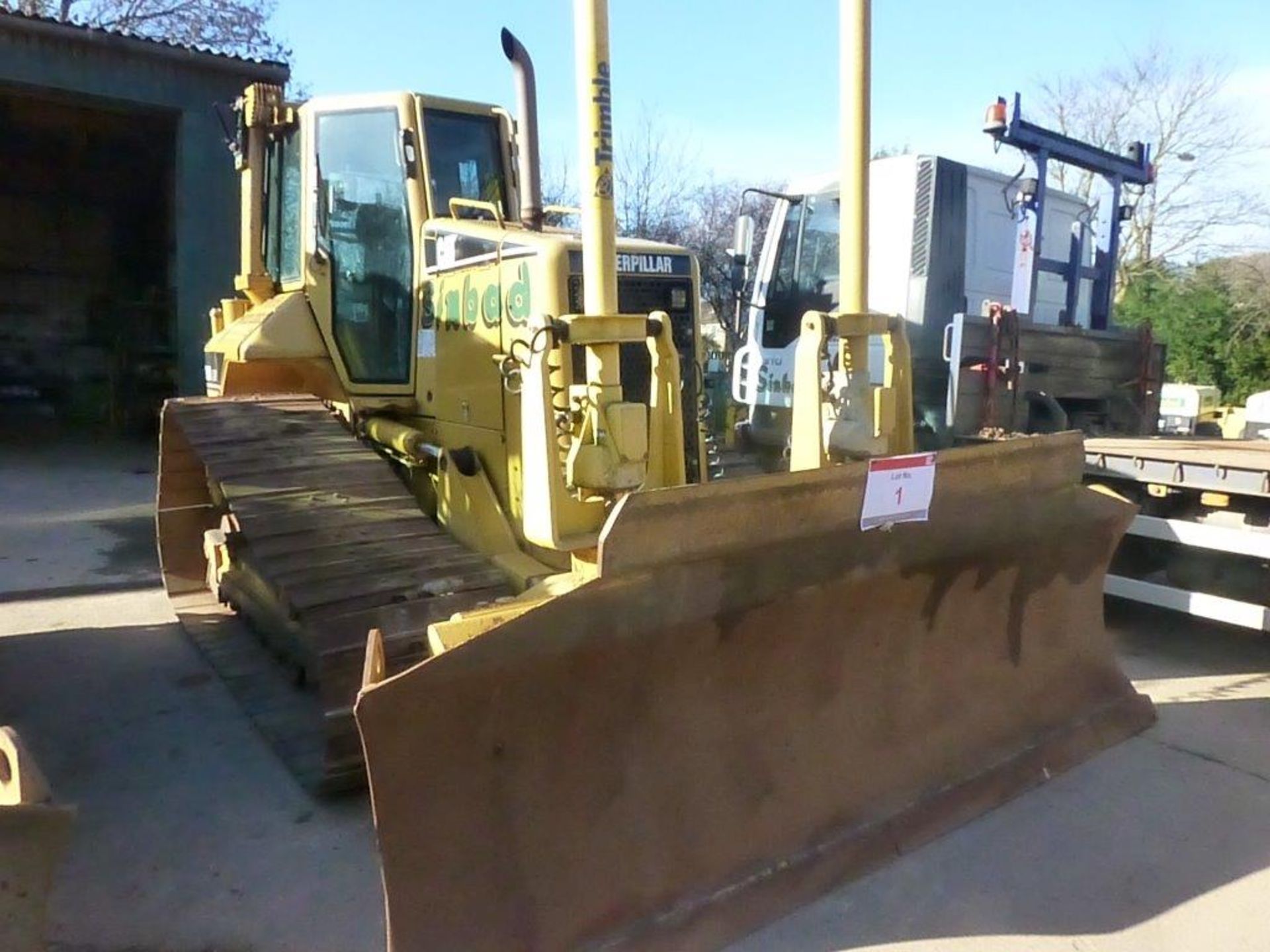 Caterpillar D5N LGP crawler dozer (2005), Serial no. AKD01474, indicated hours 8111.2 with 6-way PAT