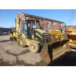 Caterpillar 428C 4x4 backhoe loader (2000), indicated hours 5850.4, PIN no. 2CR19518, 4-in-1