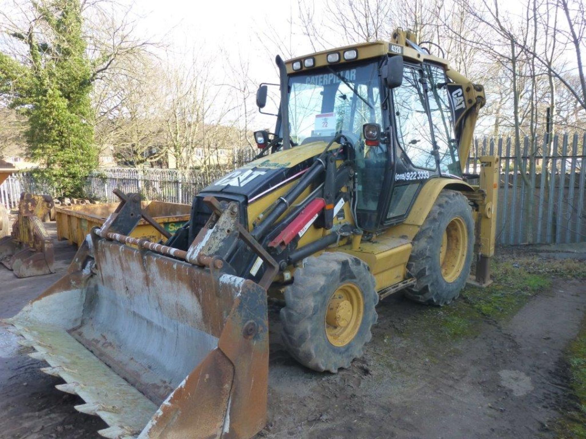 Caterpillar 432D 4x4 backhoe loader (2002), indicated hours 6393.2, PIN no. CAT0432DCBLD01714,