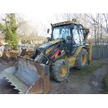 Caterpillar 432D 4x4 backhoe loader (2002), indicated hours 6393.2, PIN no. CAT0432DCBLD01714,