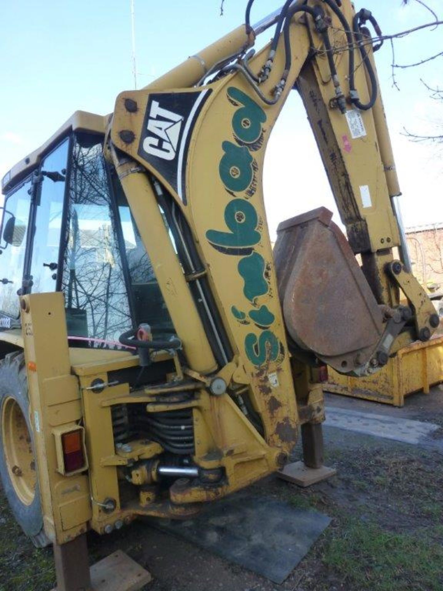 Caterpillar 432D 4x4 backhoe loader (2002), indicated hours 6393.2, PIN no. CAT0432DCBLD01714, - Image 4 of 6