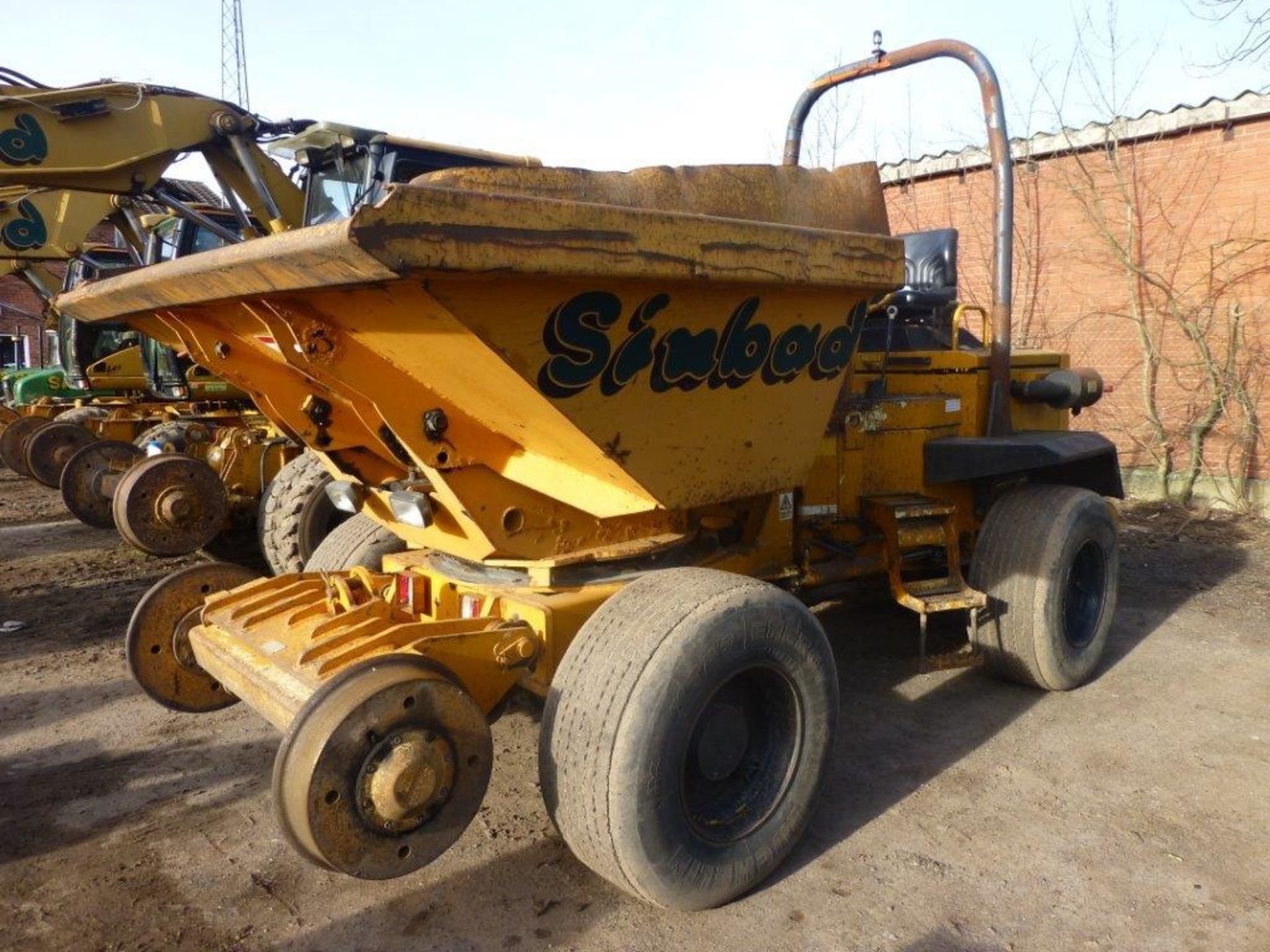 Barford SXR8000 articulated road rail 8-tonne swivel tip dumper (2004), indicated hours 761.6, - Image 2 of 5