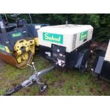 Ingersoll Rand R1090F 741 towable compressor (2007), VIN no. SC2741FXX7Y424713, indicated hours 1630