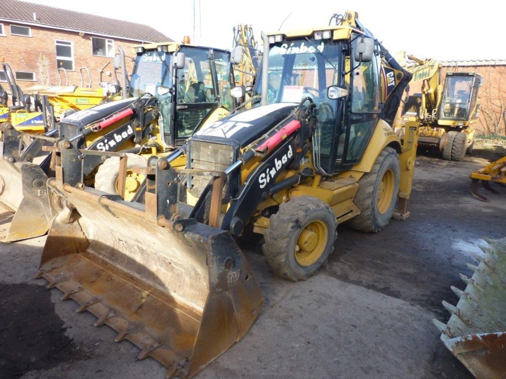 Caterpillar 428E 4x4 backhoe loader (2007), indicated hours 5530.3, PIN no. CAT0428ELSNL00912,