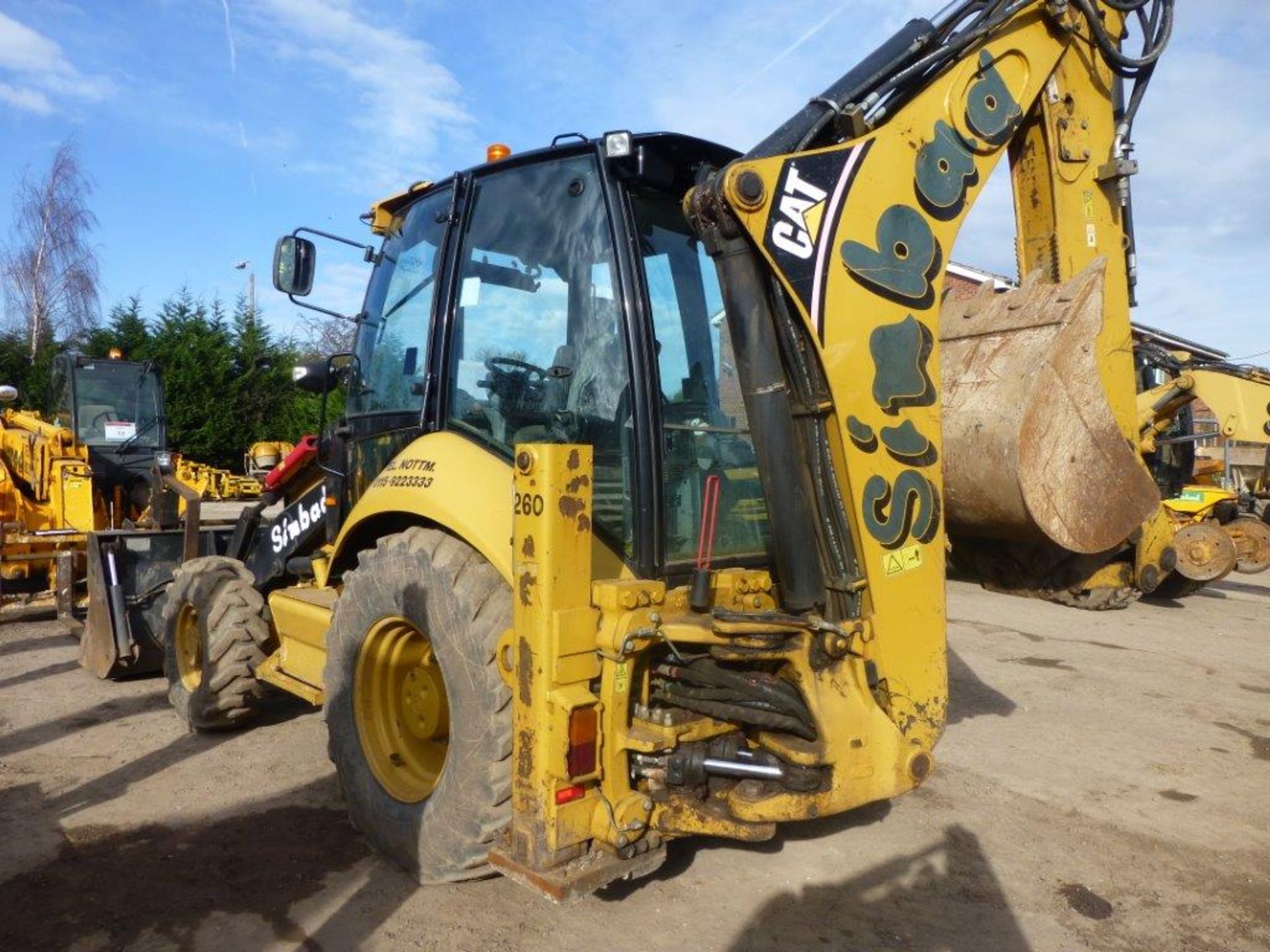 Caterpillar 428E 4x4 backhoe loader (2007), indicated hours 4478.5, PIN no. CAT0428ECSNL01070, - Image 4 of 7
