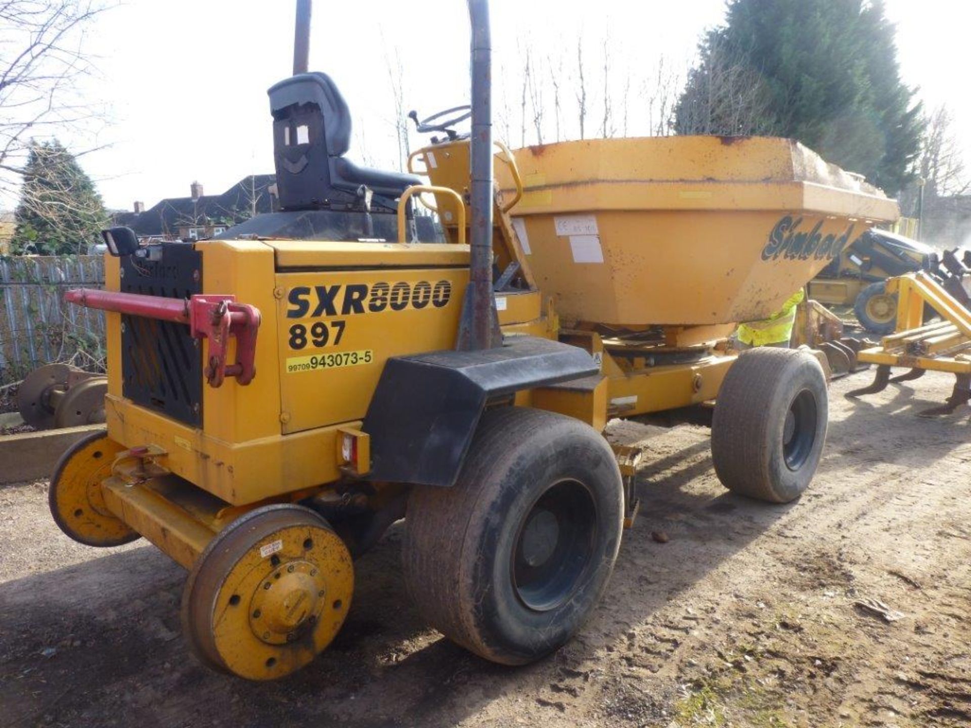 Barford SXR8000 articulated road rail 8-tonne swivel tip dumper (2004), indicated hours 761.6, - Image 4 of 5