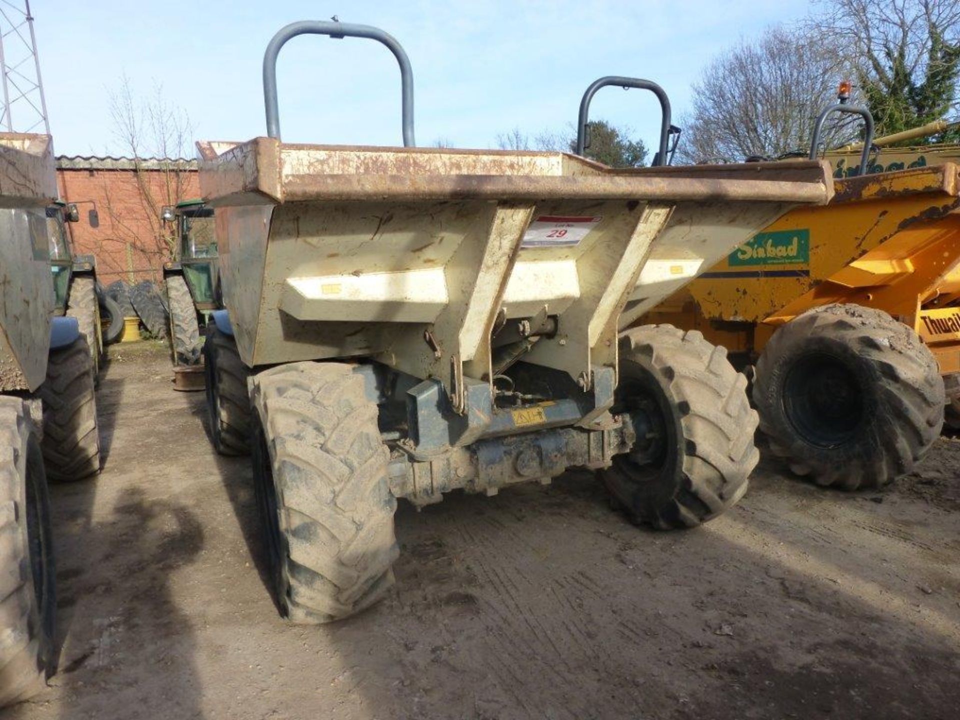 Benford PT6-AWS 4x4x4 6-tonne dumper (2004), weight 4000Kg, VIN no. SLBDDN00E403EH003, ROPS, Regn.