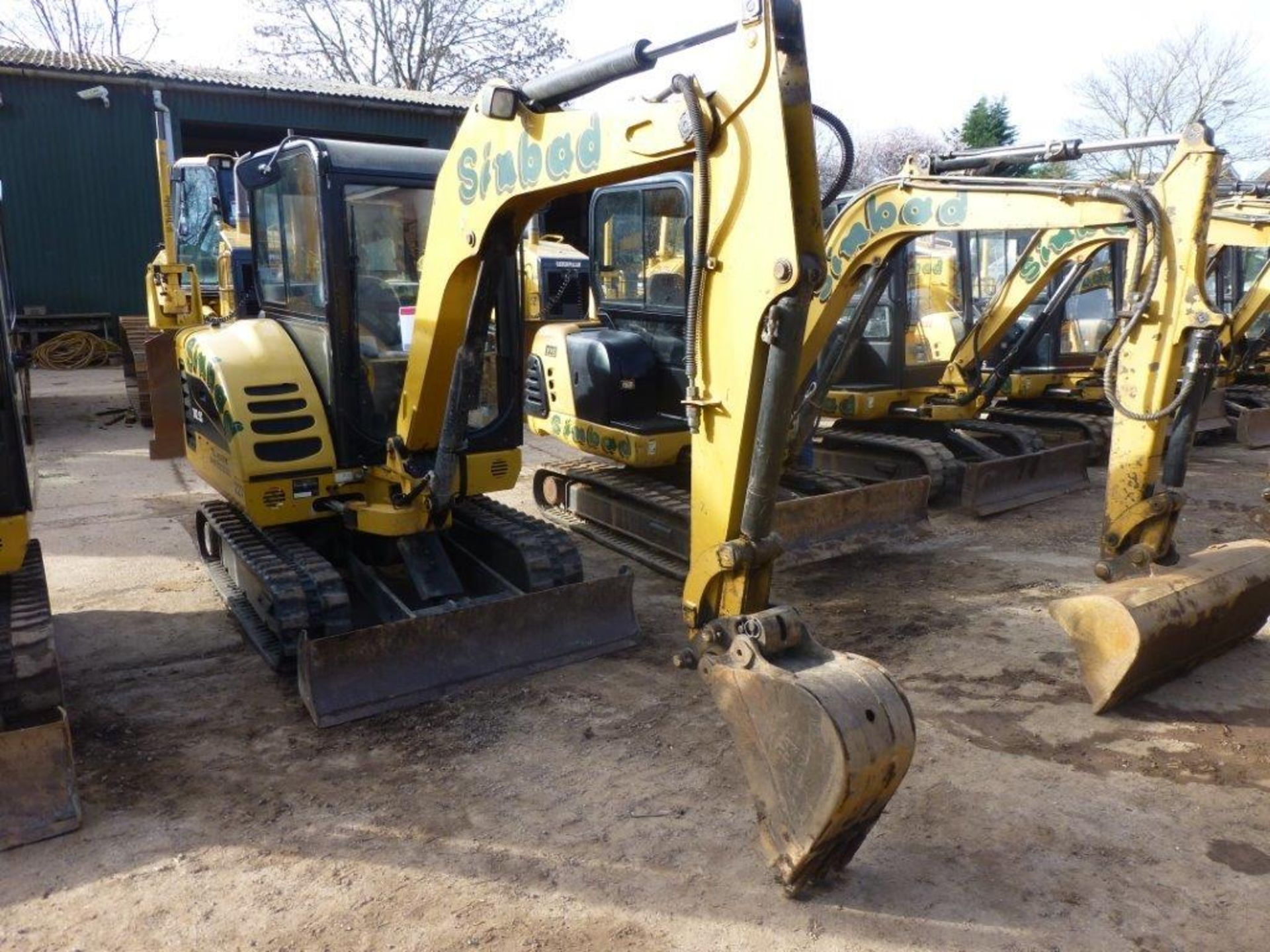 Caterpillar 302.5C rubber tracked mini excavator (2008), indicated hours 2348.2, PIN no. - Image 2 of 7