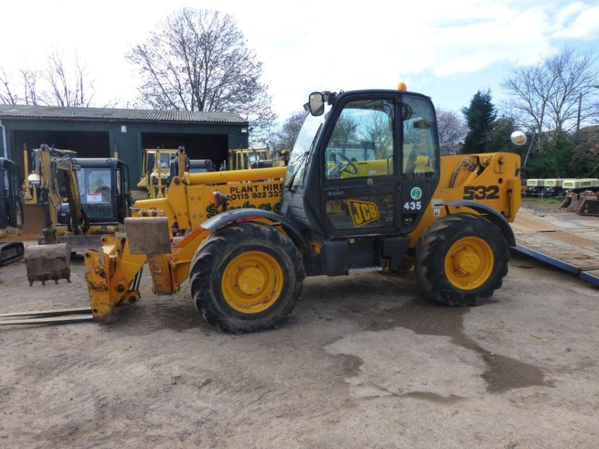 JCB 532 120 4x4x4 12 metre telehandler (2002), indicated hours 6379.5, VIN no. SLP532AA2E1004547, - Image 2 of 7