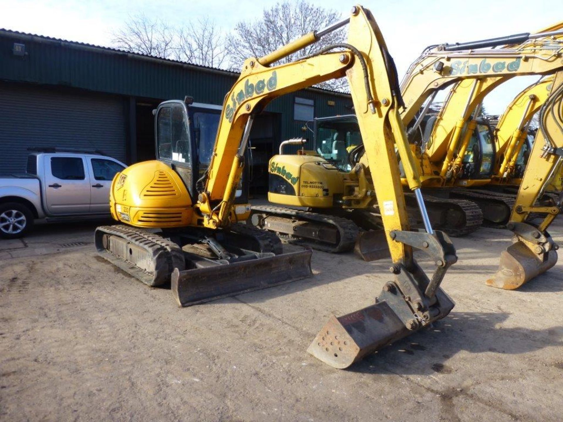 JCB 8052 rubber tracked midi excavator (2006), indicated hours 4361.3, VIN no. SLP080506E1178212, - Image 2 of 8