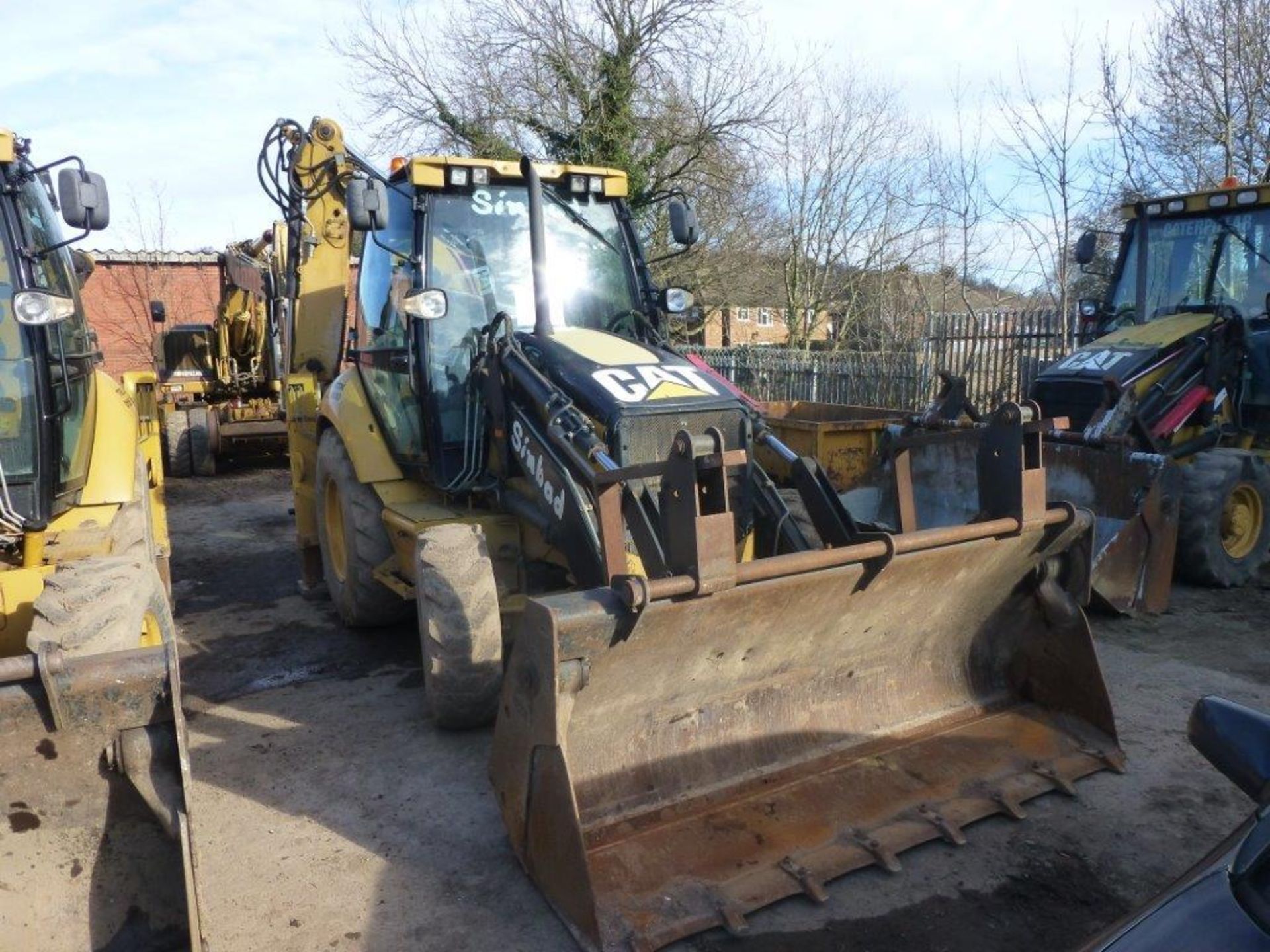 Caterpillar 428E 4x4 backhoe loader (2007), indicated hours 5530.3, PIN no. CAT0428ELSNL00912, - Image 2 of 7
