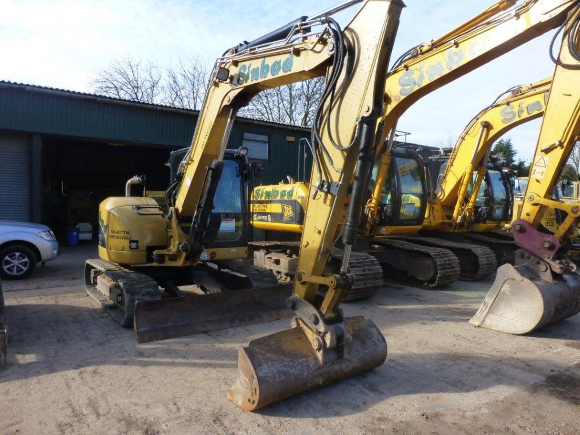 Caterpillar 308D rubber tracked midi excavator (2010), indicated hours 2688.4, PIN no. - Image 2 of 10