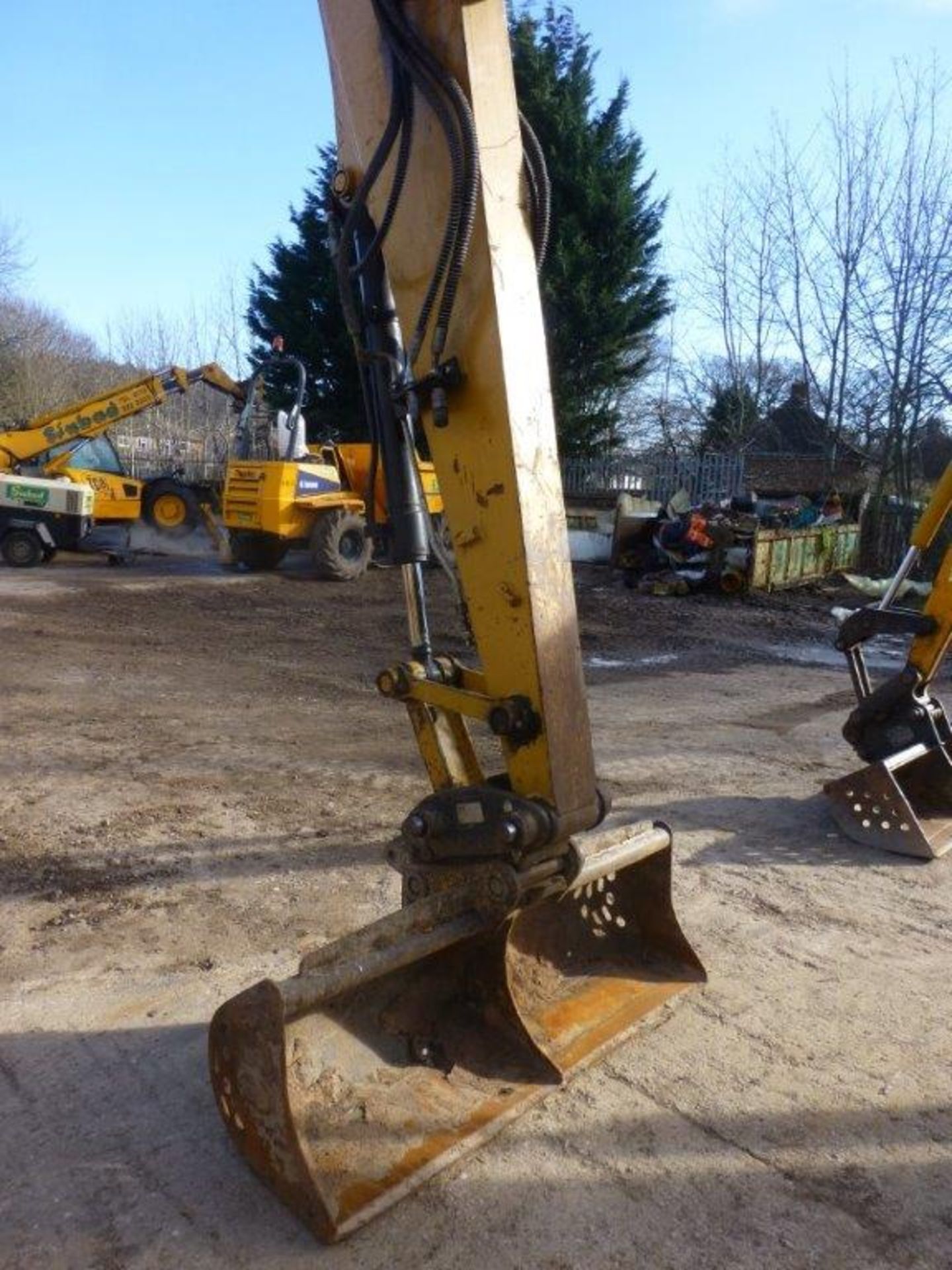 Caterpillar 308D rubber tracked midi excavator (2010), indicated hours 2688.4, PIN no. - Image 10 of 10