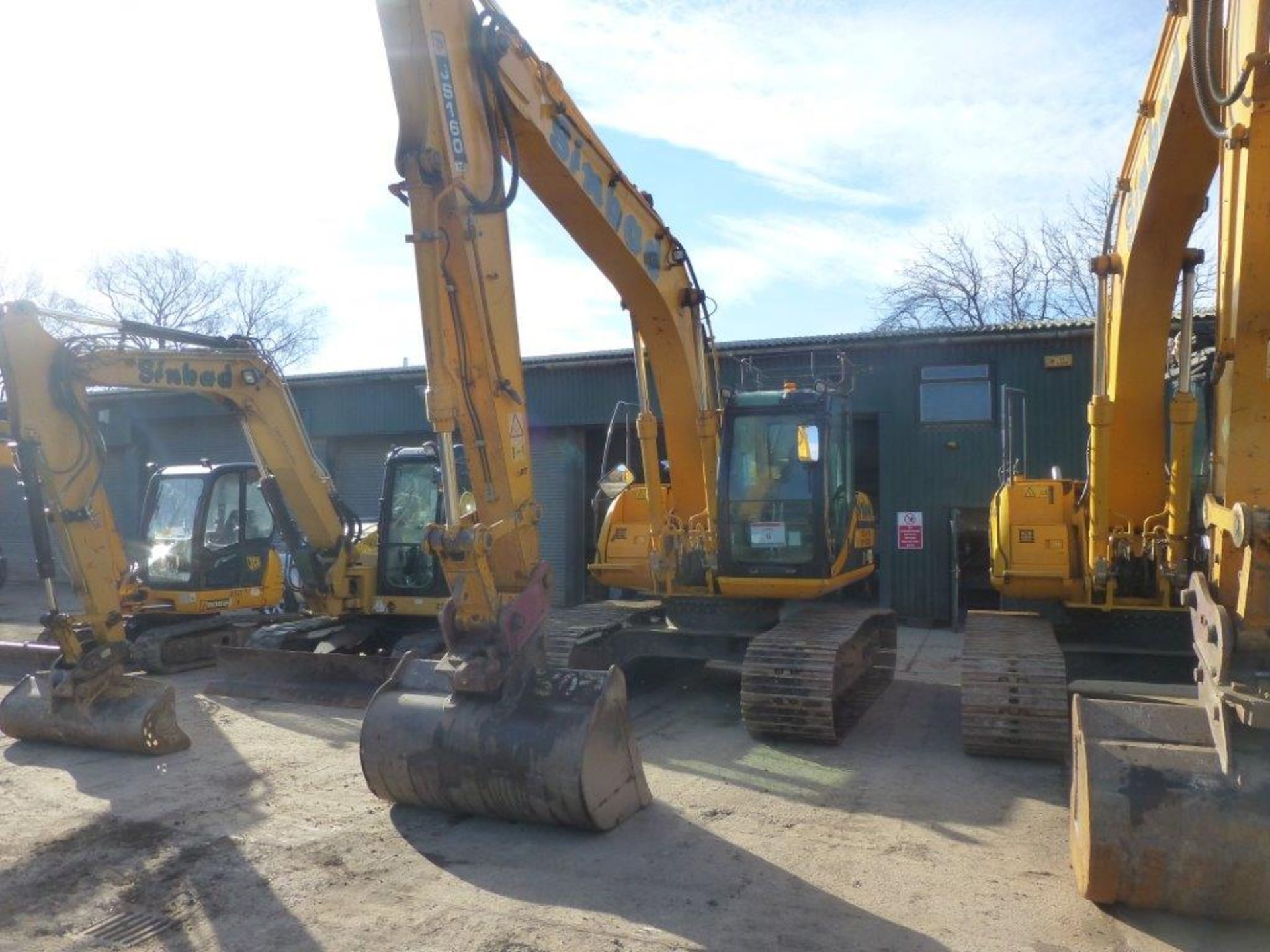 JCB JS160 LC tracked excavator (2006), indicated hours 6515.1, 
VIN no. JCBJS16CC61059527, PIN: - Image 2 of 10