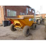 Benford 3000 DR 3-tonne 4x4 articulated dumper (2004), indicated hours 1081, weight 2391Kg, VIN