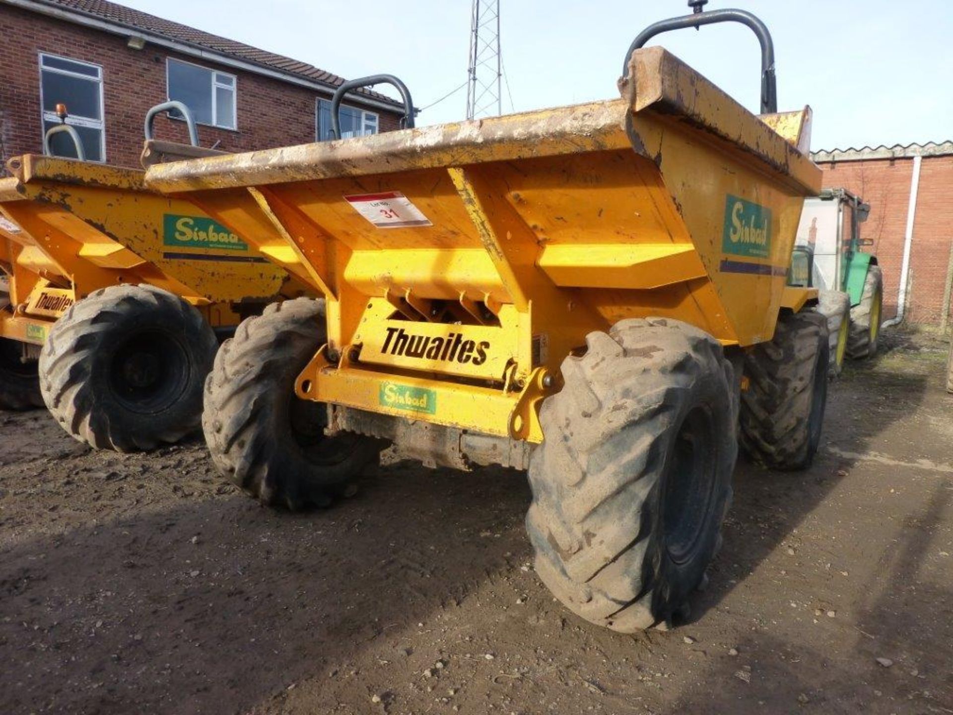 Thwaites 6-tonne 4x4 articulated dumper (2007), indicated hours 1484.2, weight 4160Kg, VIN no.