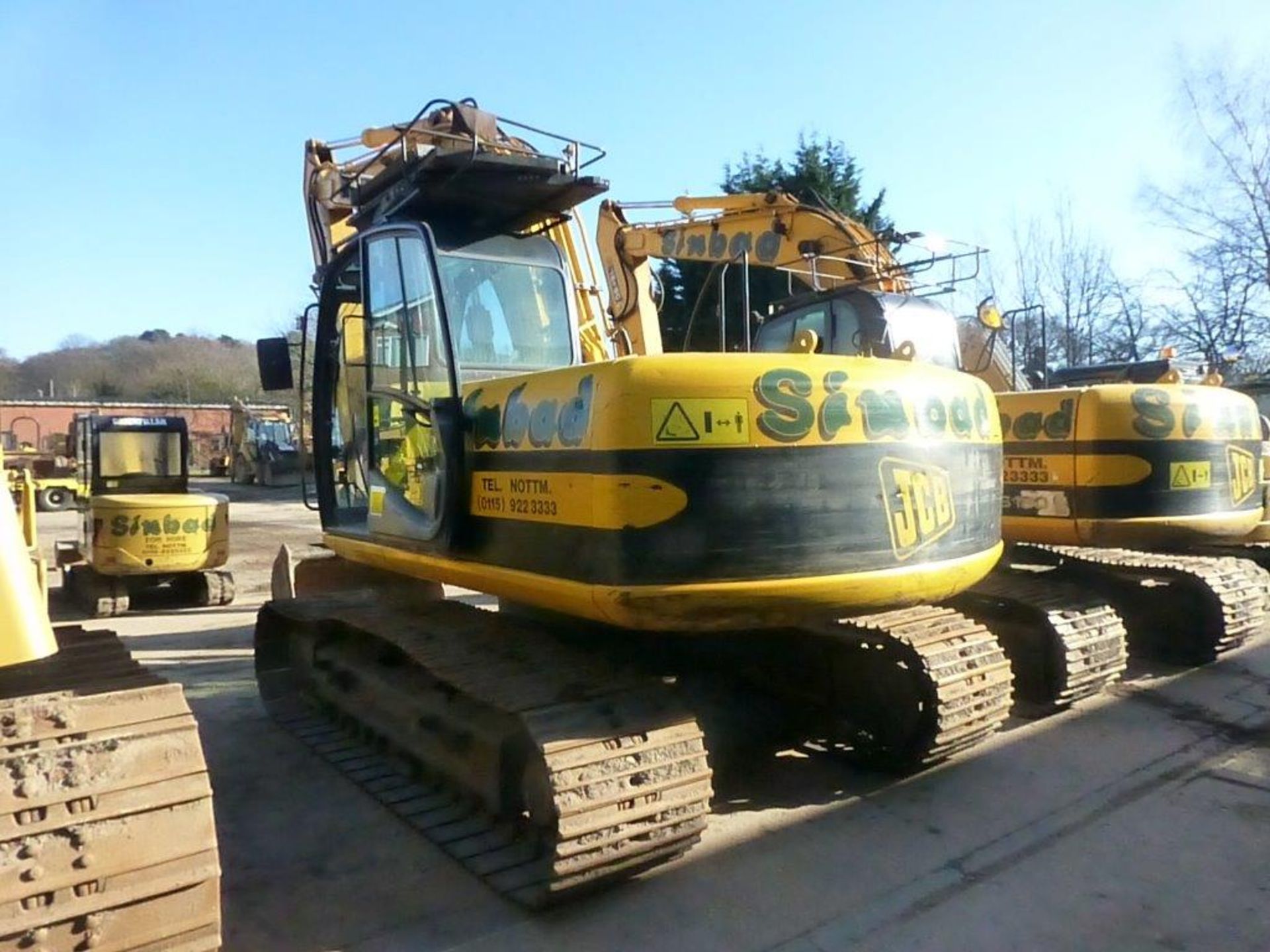 JCB JS160 LC tracked excavator (2005), indicated hours 5672.3, VIN no. SLPJS16C5E1059261, PIN: - Image 4 of 10