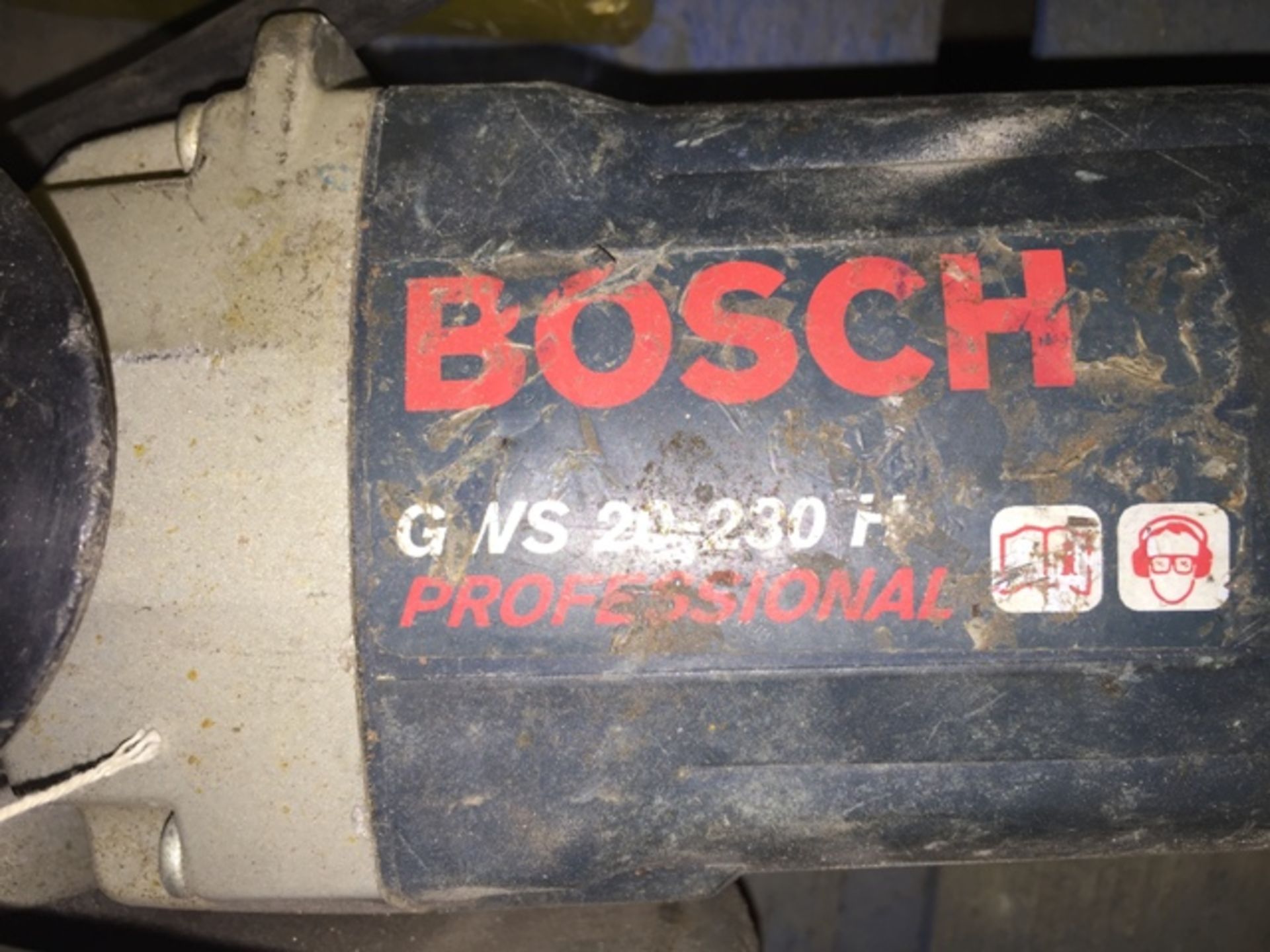 Bosch GWS 20-230H 9” angle grinder 110v & single outlet transformerLocated: Unit 14 Strachan & - Image 2 of 3