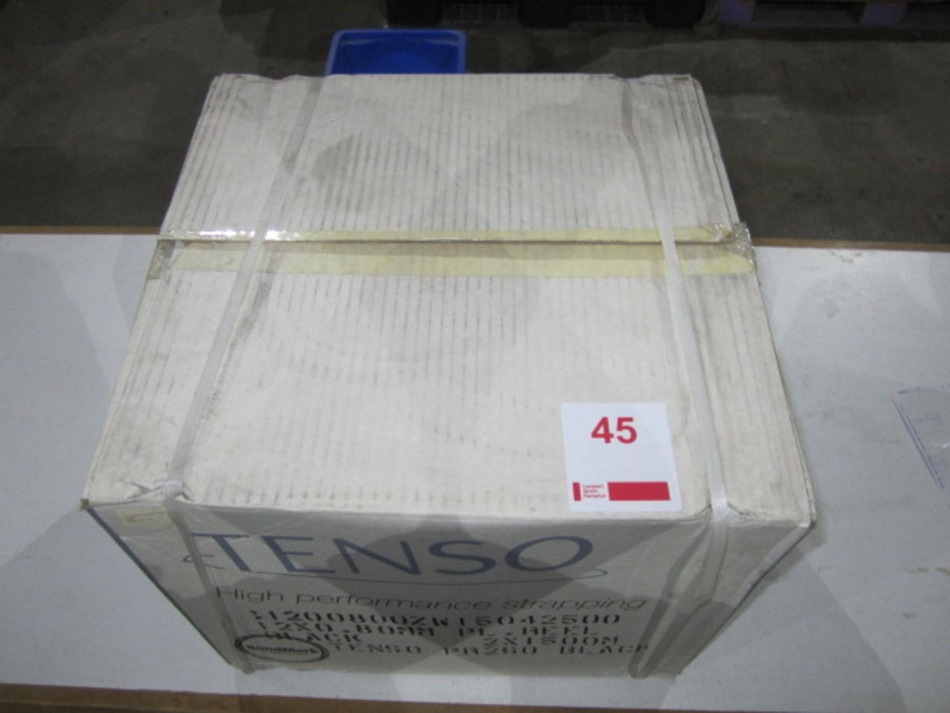 2 reels Tenso high performance plastic banding strapping, black: 12 x 8mm x 1500mLocated: Unit 14 - Image 2 of 4