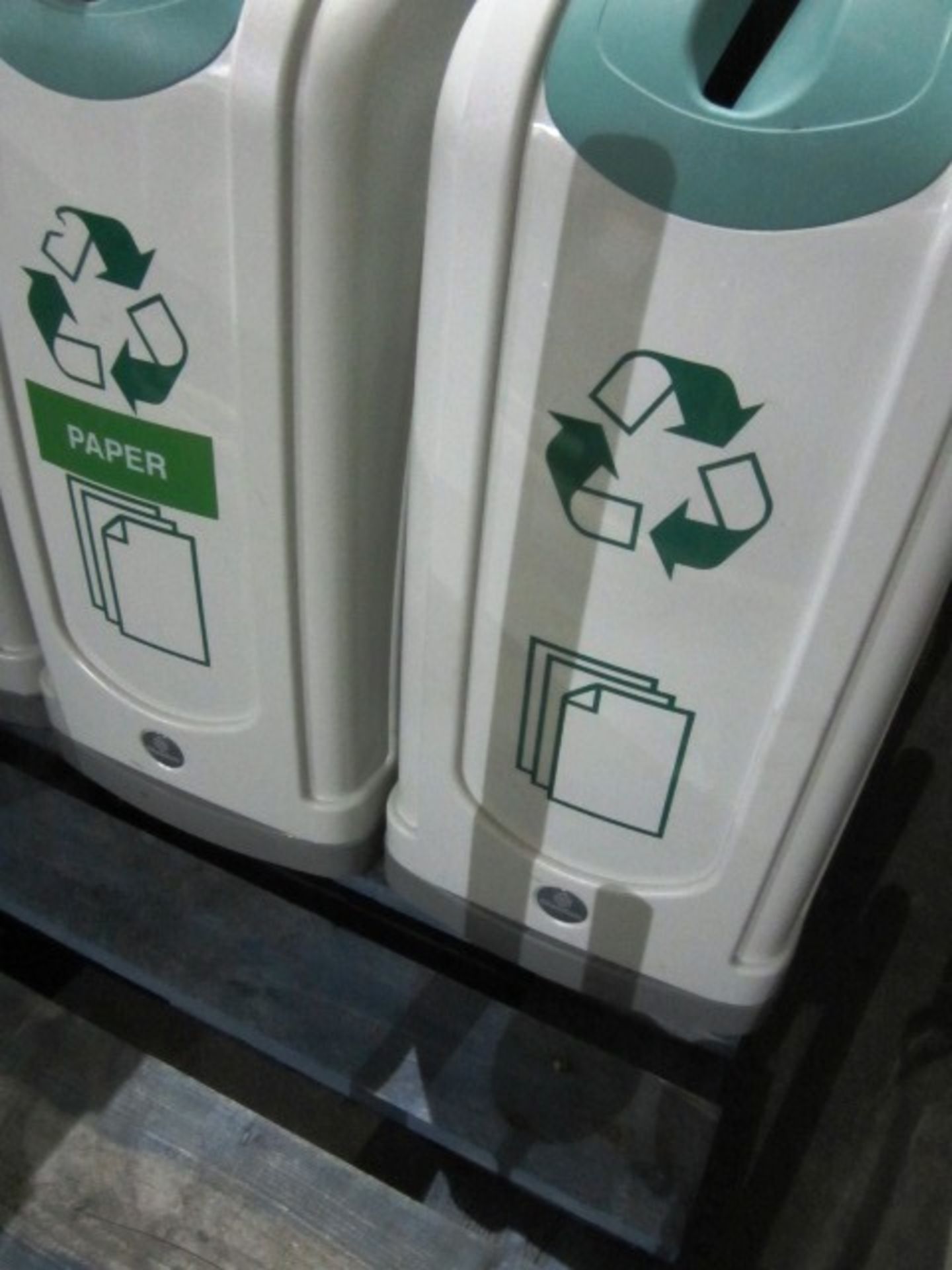 7 assorted office recycling bins including cardboard, waxed cups, cupsLocated: Unit 14 Strachan & - Image 3 of 4