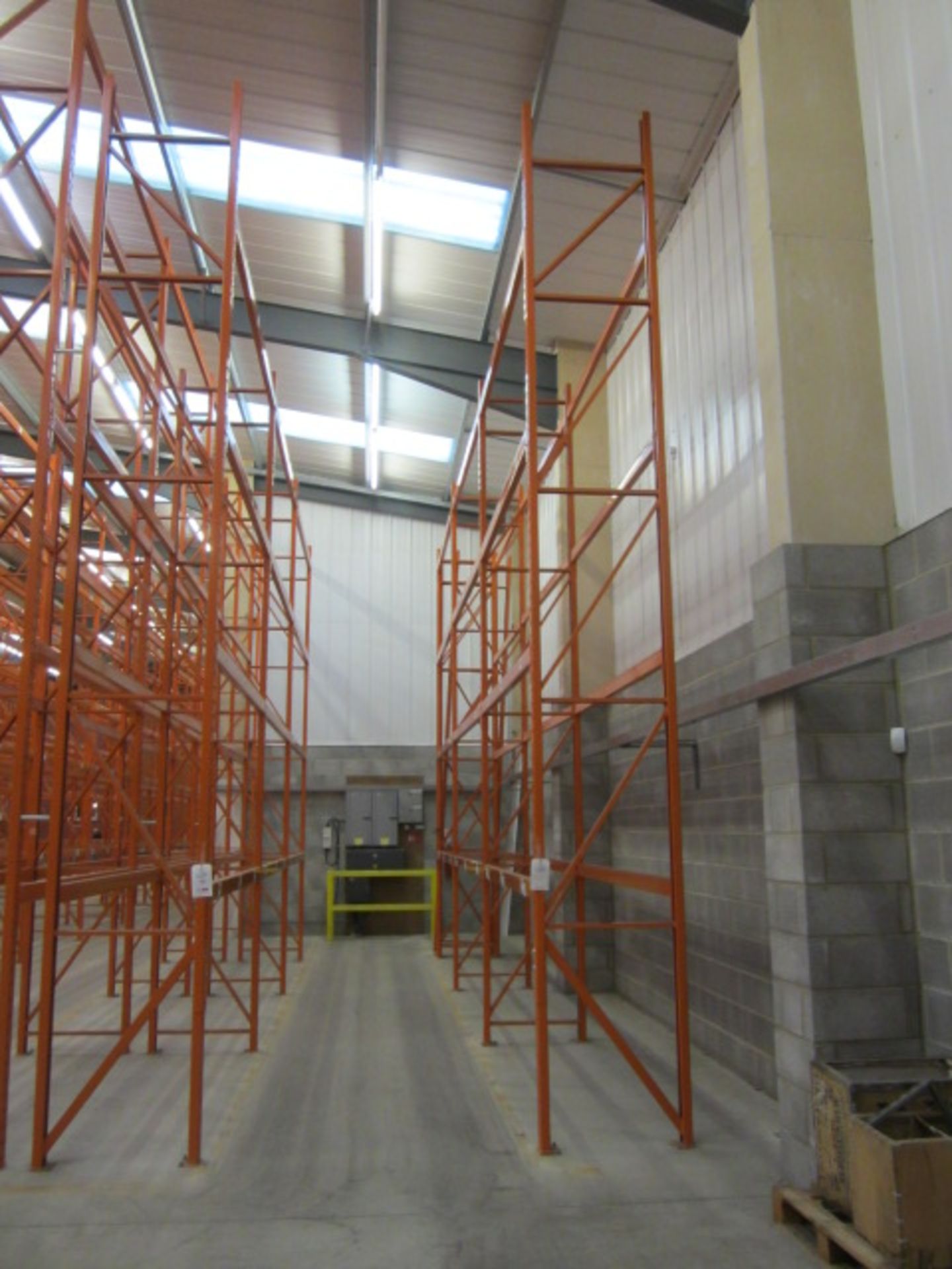 6 bays of Redirack boltless pallet racking, approx. sizes depth 800mm x width 2,750mm x Height