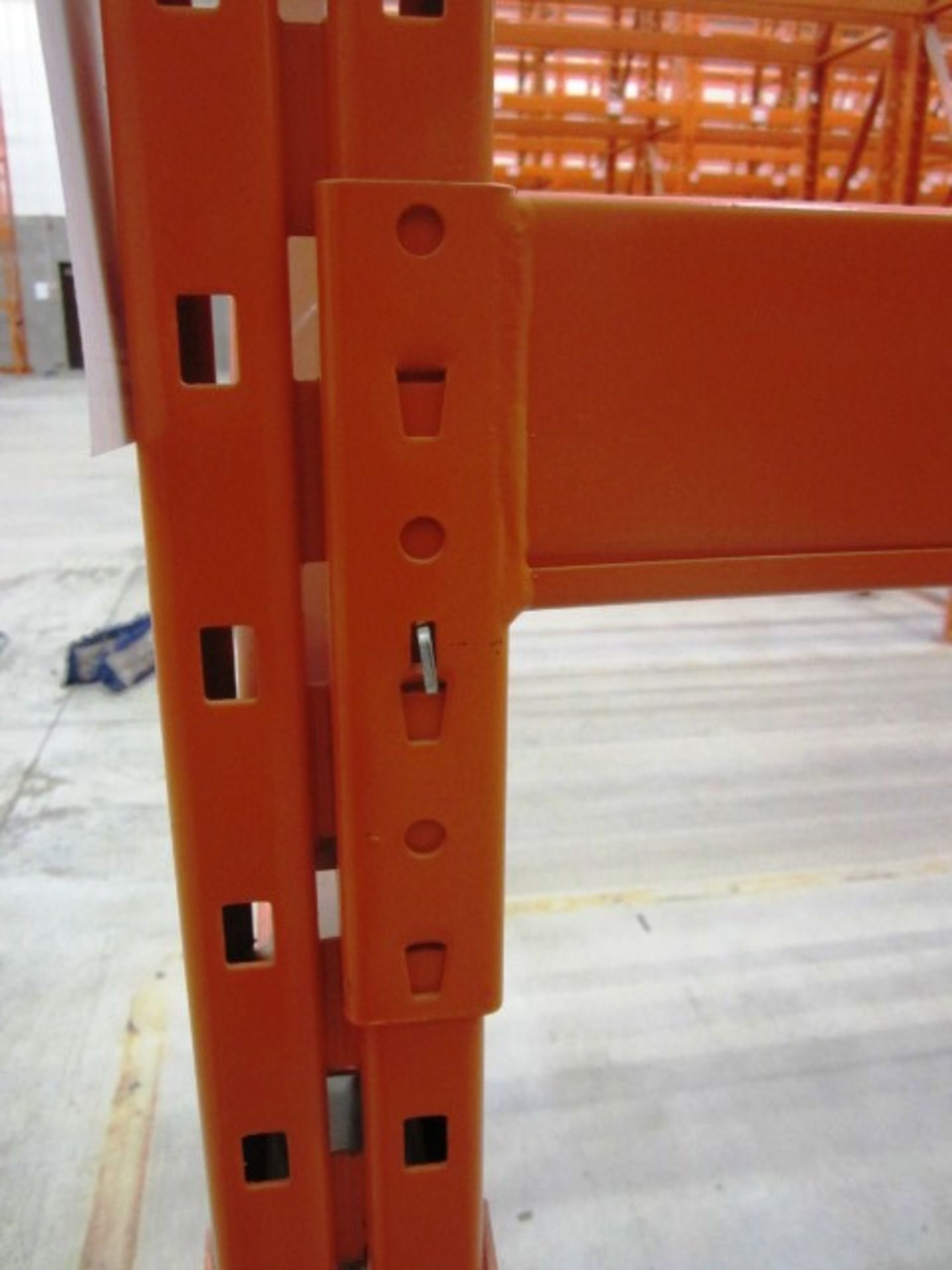 6 bays of Redirack boltless pallet racking, approx. sizes depth 800mm x width 2,750mm x Height - Image 2 of 5