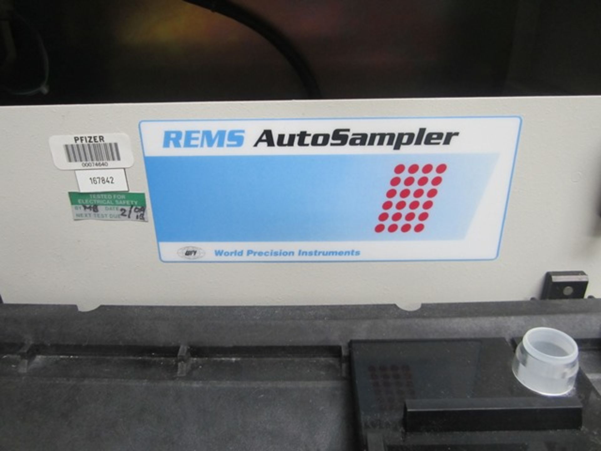 World Precision Instruments REMS liquid auto sampler with power lead, manuals, (height 500mm x width - Image 3 of 3